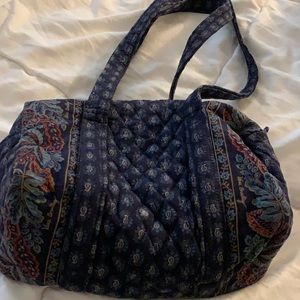 Vera Bradley small duffle tote. Purse size, Navy